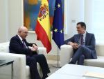Sánchez con el presidente de  Investcorp
