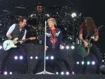 Bon Jovi en vivo en el estadio de Wembley en Londres.