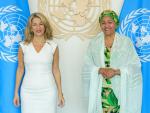 Yolanda Díaz en la ONU