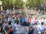 Manifestación Barcelona para pedir castellano aulas