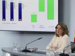 La ministra de Transición Ecológica, Teresa Ribera durante la rueda de prensa tras el Consejo de Ministros