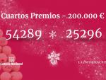 Cuarto premio Lotería Navidad de 2022