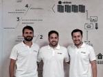 Carlos López, Roberto Rubio y Germán López, fundadores de Aldea Energy.