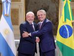 Encuentro bilateral entre el presidente de Brasil, Lula da Silva, y el presidente de Argentina, Alberto Fernández