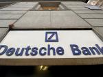 Csartel de Deutsche Bank en una sucursal de Madrid