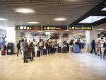 Colas de facturación en el Aeropuerto Adolfo Suárez Madrid-Barajas