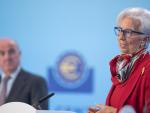 Lagarde expone la decisión de tipos el pasado jueves 16 de marzo.