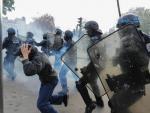 Manifestaciones y cargas policiales en contra de la reforma de las pensiones de Macron en Francia