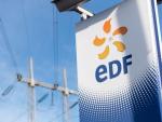 Logo de la eléctrica francesa EDF.