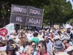 Detalle de la manifestación 'En defensa de Doñana'