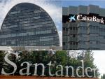 Montaje sedes BBVA, CaixaBank y Banco Santander