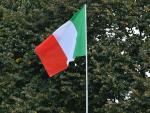 Imagen de archivo de una bandera de Italia.