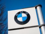 03_march_2021_berlin_bmw_logo_stands_in_front_of_the_bmw_plant_in