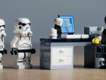 Trabajador oficina Lego