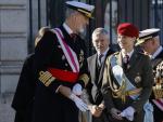 La princesa Leonor y el rey Felipe VI en la Pascua Militar