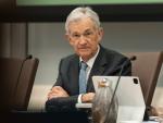 Jerome Powell escucha a los miembros de la Fed en el comité del 30 y 31 de enero.