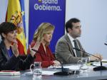 Isabel Rodríguez, Pilar Alegría y Carlos Cuerpo, Consejo de Ministros