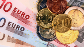 Billetes de euro, moneda de euro