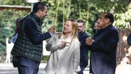 Salvini y Berlusconi