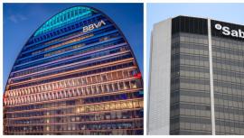 Sedes de BBVA y Banco Sabadell
