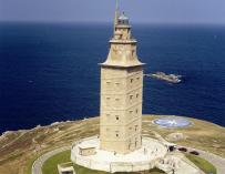 La Torre de Hércules lucirá iluminación azul el domingo para conmemorar su declaración como Patrimonio