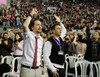 Iglesias y Monedero en el Congreso de Podemos, Vistalegre II