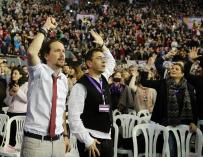Iglesias y Monedero en el Congreso de Podemos, Vistalegre II