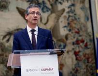 Pablo Hernández de Cos, nuevo gobernador del Banco de España, en su toma de posesión del cargo. EFE