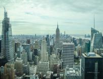 Panorámica de la ciudad de Nueva York desde uno de sus rascacielos.