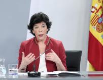Isabel Celaá, ministra de Educación 16/6/2020