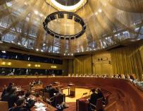 Una vista ante el Tribunal de Justicia de la Unión Europea (Gran Sala) Una vista ante el Tribunal de Justicia de la Unión Europea (Gran Sala) (Foto de ARCHIVO) 8/5/2020