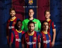 Messi protagonista nueva camiseta Barça, FC Barcelona