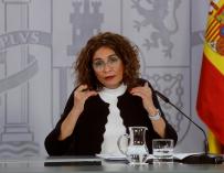 María Jesús Montero, portavoz del Gobierno y ministra de Hacienda