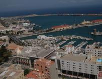 Ceuta, vista aérea del puerto (Foto de ARCHIVO) 30/5/2017