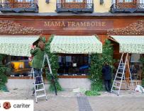 La pastelería y cafetería Mamá Framboise, de Madrid, en la Navidad del año 2019.