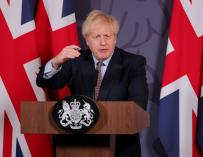 El primer ministro del Reino Unido, Boris Johnson, en una intervención reciente.