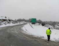 Nieve España País Vasco temporal borrasca Bella