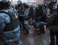 Protestas en Rusia para exigir la liberalización de Navalni