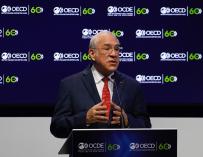 HANDOUT - 14 December 2020, France, Paris: OECD's Secretary General Angel Gurria delivers a speech during a ceremony marking the 60th anniversary of the creation of the Organisation for Economic Co-operation and Development (OECD) at its headquarters in Paris. Photo: Dario Pignatelli/EU Council/dpa - ATTENTION: editorial use only and only if the credit mentioned above is referenced in full (Foto de ARCHIVO) 14/12/2020 ONLY FOR USE IN SPAIN