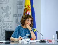 La ministra Portavoz, María Jesús Montero