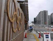 Vista general de la Villa Olímpica de los Juegos Olímpicos de Tokio