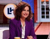 La ministra de Hacienda, María Jesús Montero, en TVE