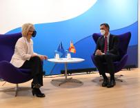 El presidente del Gobierno, Pedro Sánchez, se reúne con la presidenta de la Comisión Europea, Ursula Von der Leyen
POOL MONCLOA / BORJA PUIG DE LA 
  (Foto de ARCHIVO)
17/9/2021