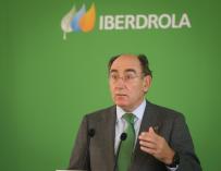 El Presidente de Iberdrola, Ignacio Galán, durante la inauguración de la planta fotovoltaica del Andévalo de Huelva.
MJ LOPEZ/ EUROPA PRESS
(Foto de ARCHIVO)
30/9/2020