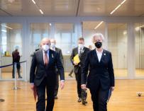 Guindos y Lagarde trabajan en el próximo movimiento restrictivo del BCE.