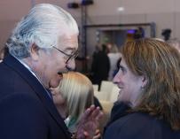 The CEO of Endesa, José Bogas, and the Minister for the Ecological Transition, Teresa Ribera