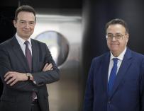 El CEO de Enagás, Gonzalo Aizpiri, junto a su presidente, Antonio Llardén