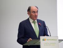 El presidente de Iberdrola, Ignacio Sánchez Galán en la presentación del Plan Estratégico de la compañía para los años 2023-2025.