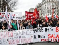 Protestas en Francia reforma de pensiones