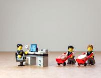 Lego trabajador empleado empleo